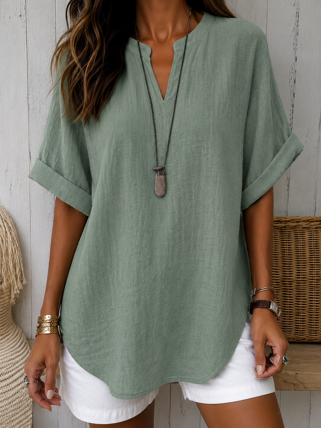 Emma™ – T-shirt à manches courtes simple