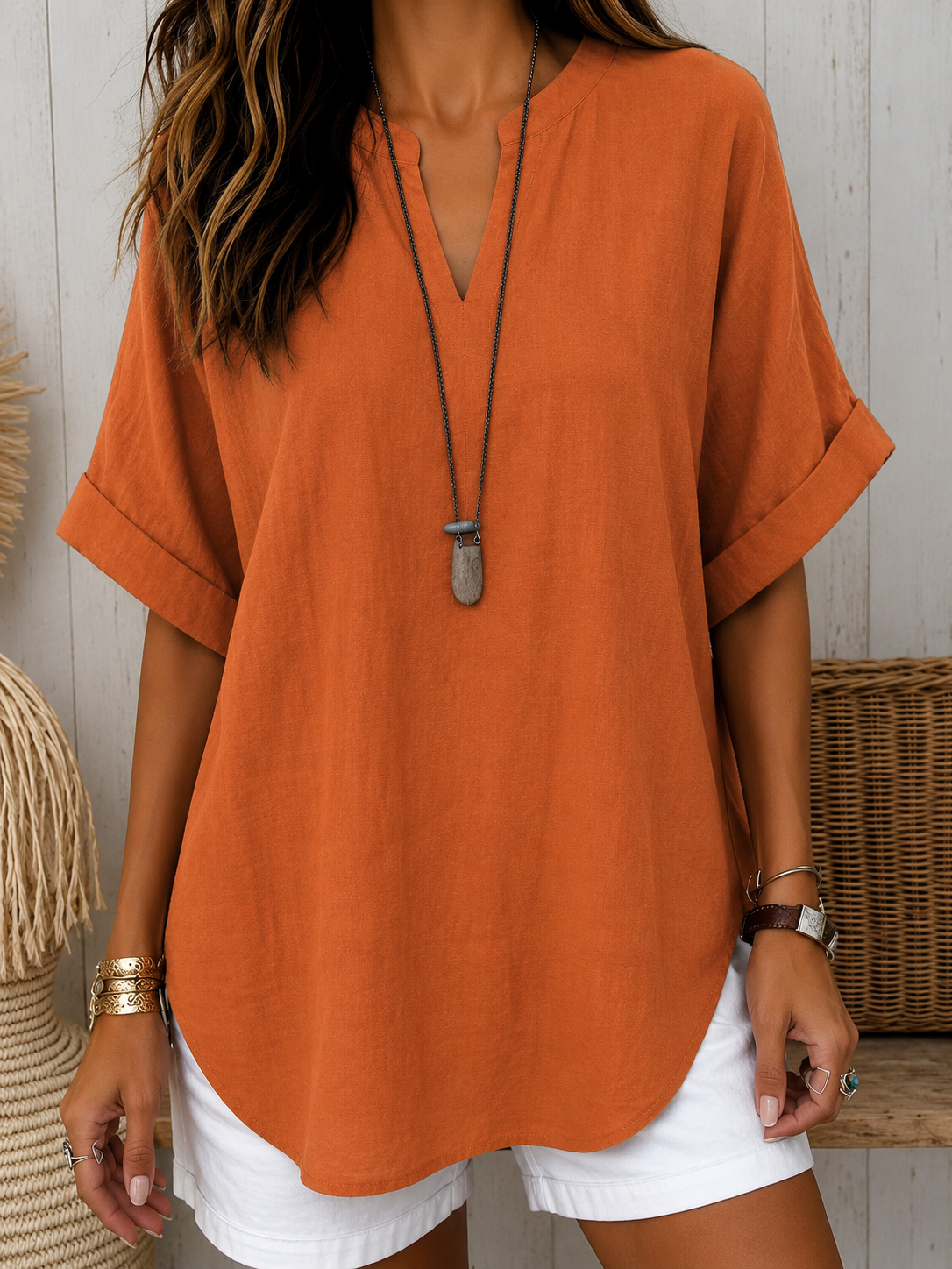 Emma™ – T-shirt à manches courtes simple