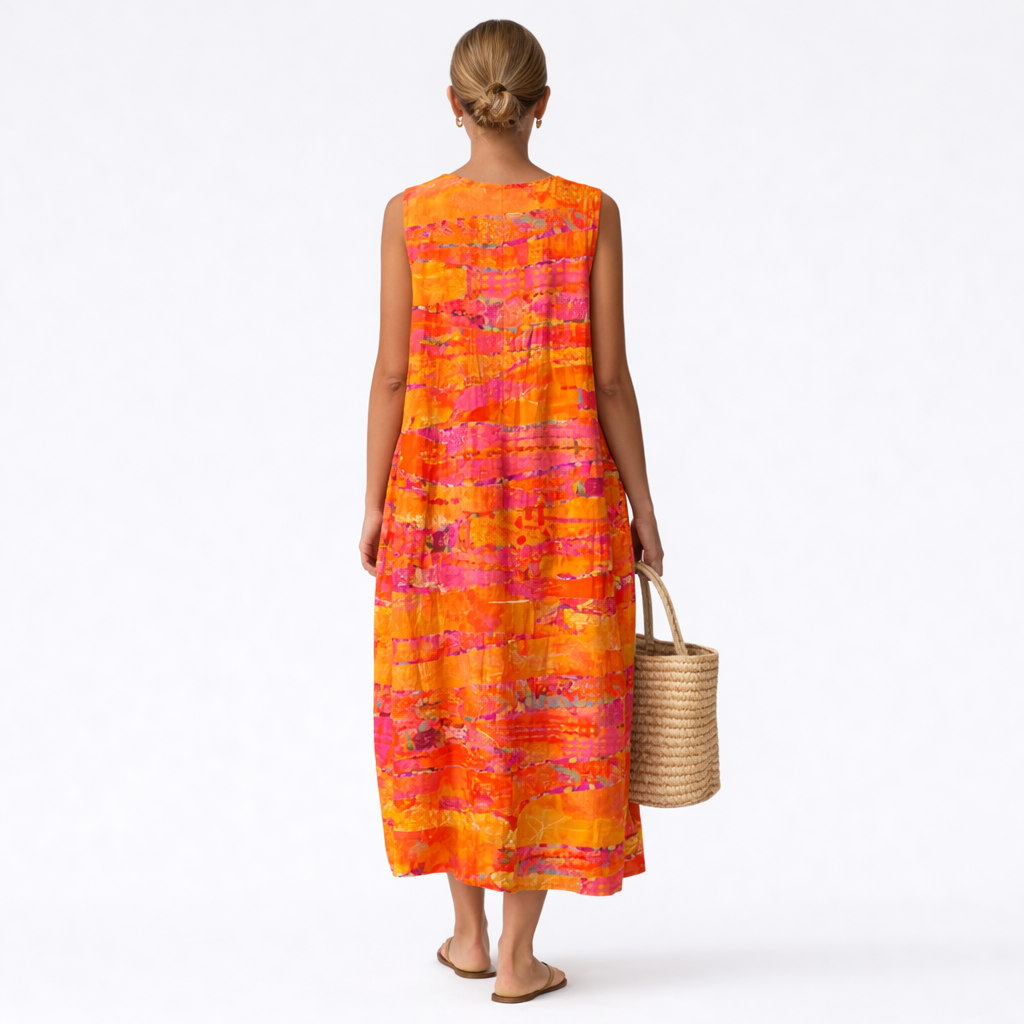 Laura™ | Robe midi décontractée
