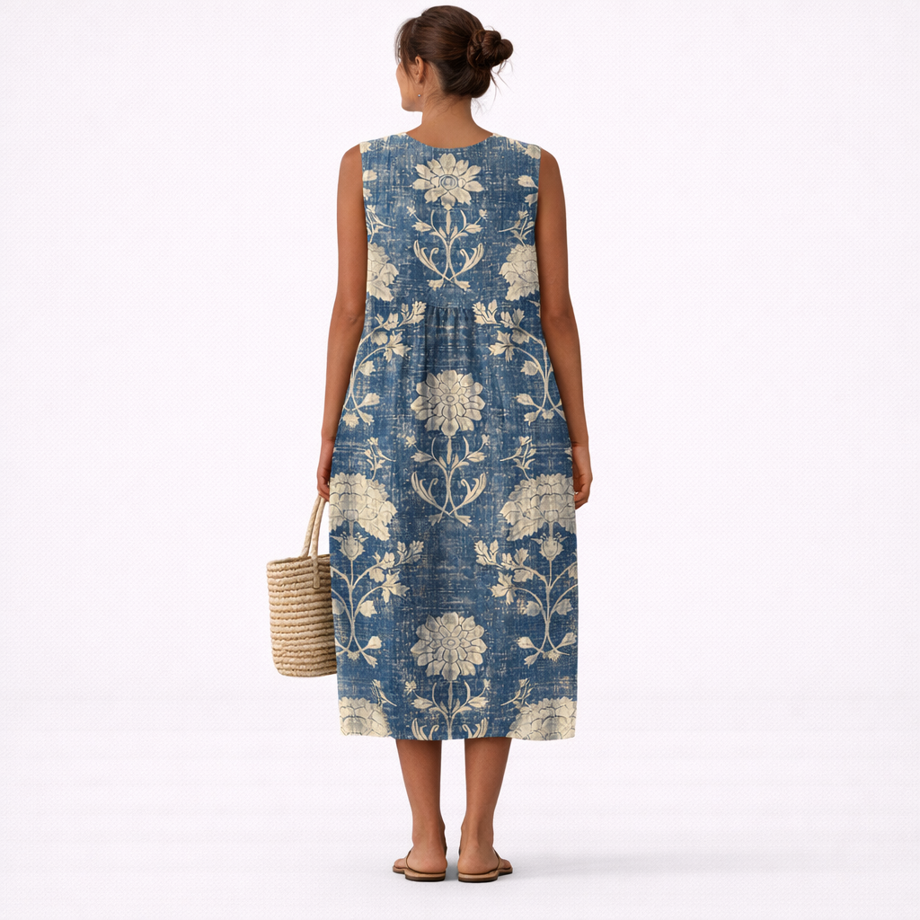 Alberta™ | Robe midi fleurie classique