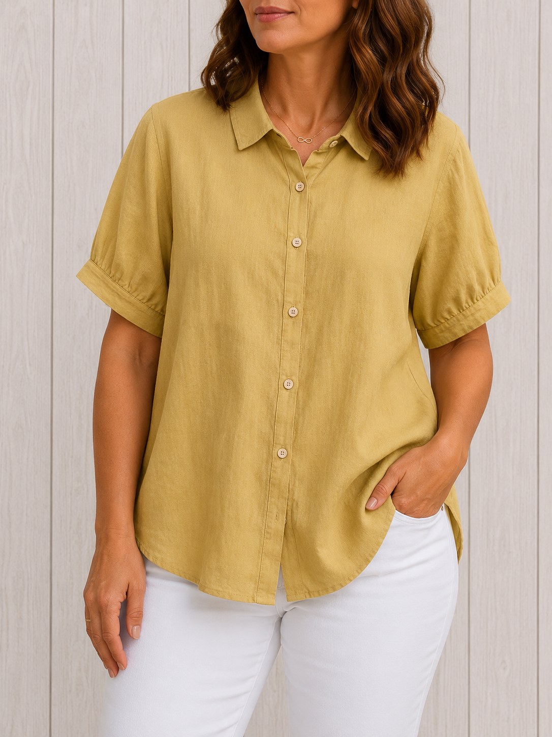 Pamela™ | Chemise à boutons décontractée