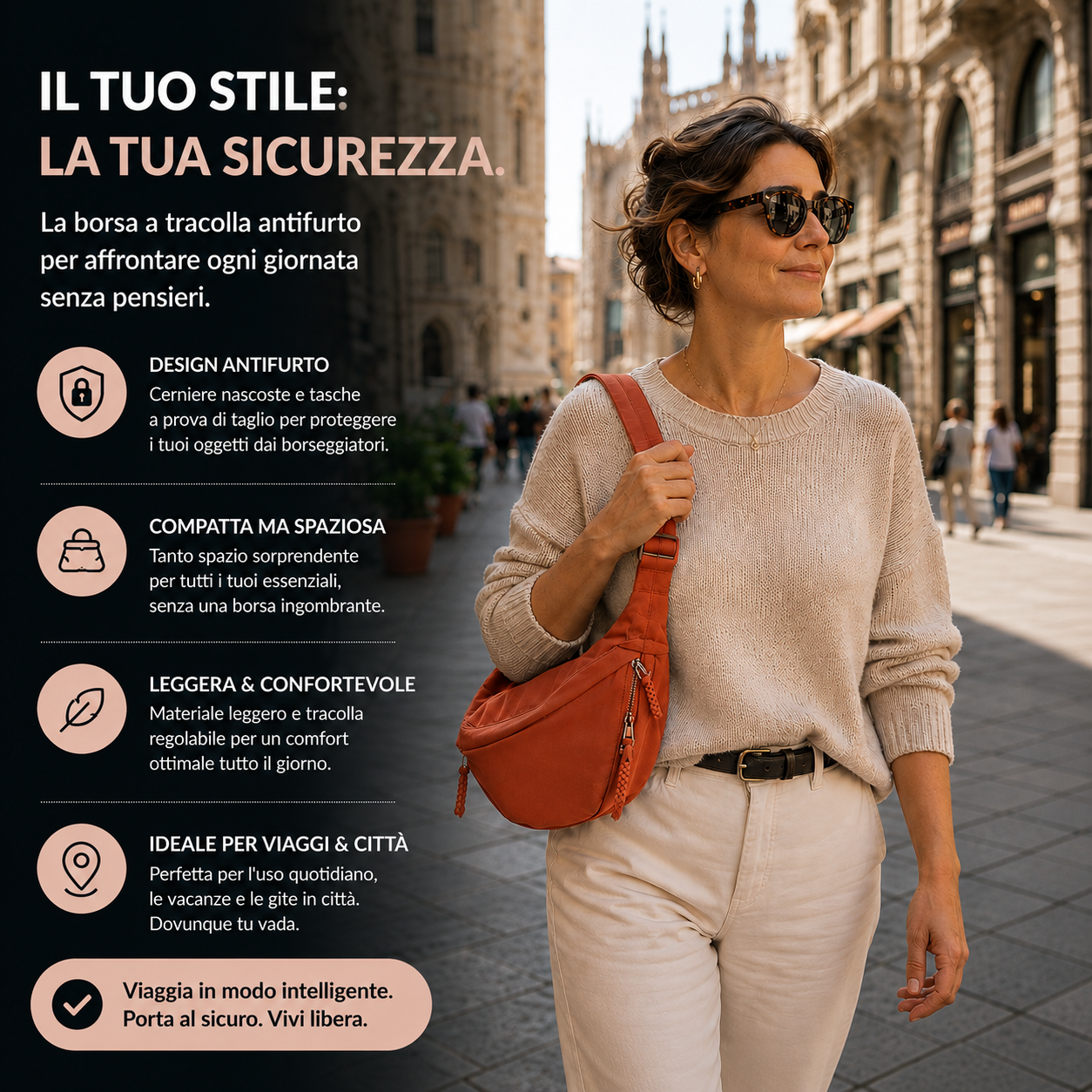 Gioia | Sac à Bandoulière Orange