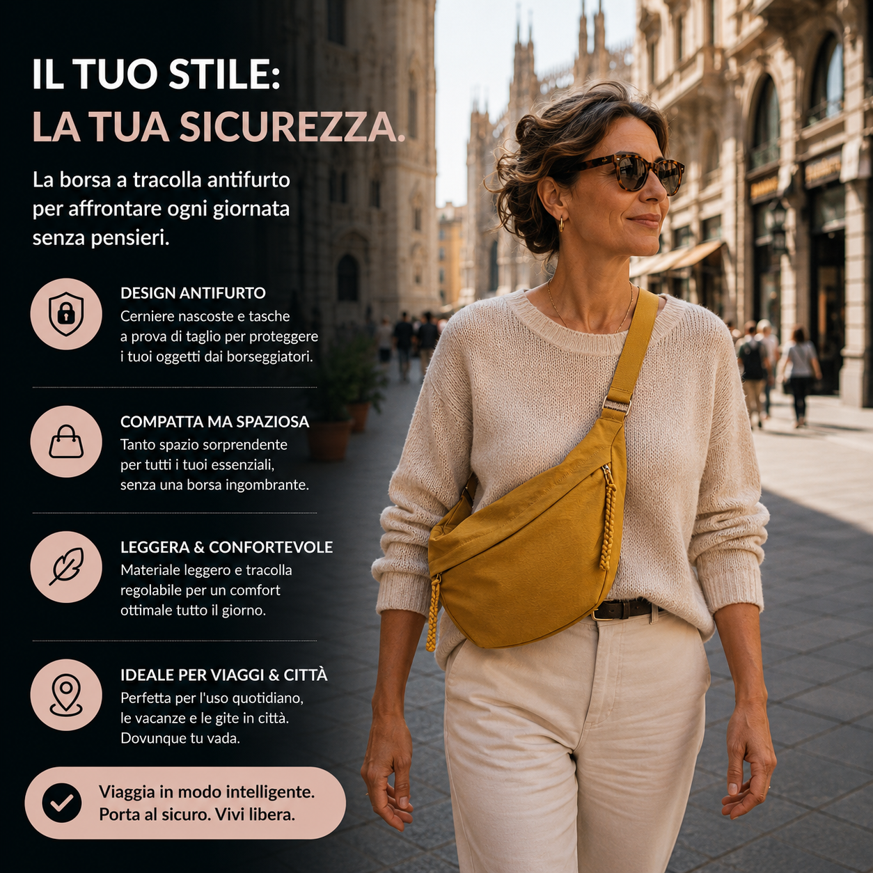 Luce | Sac À Bandoulière Ocre