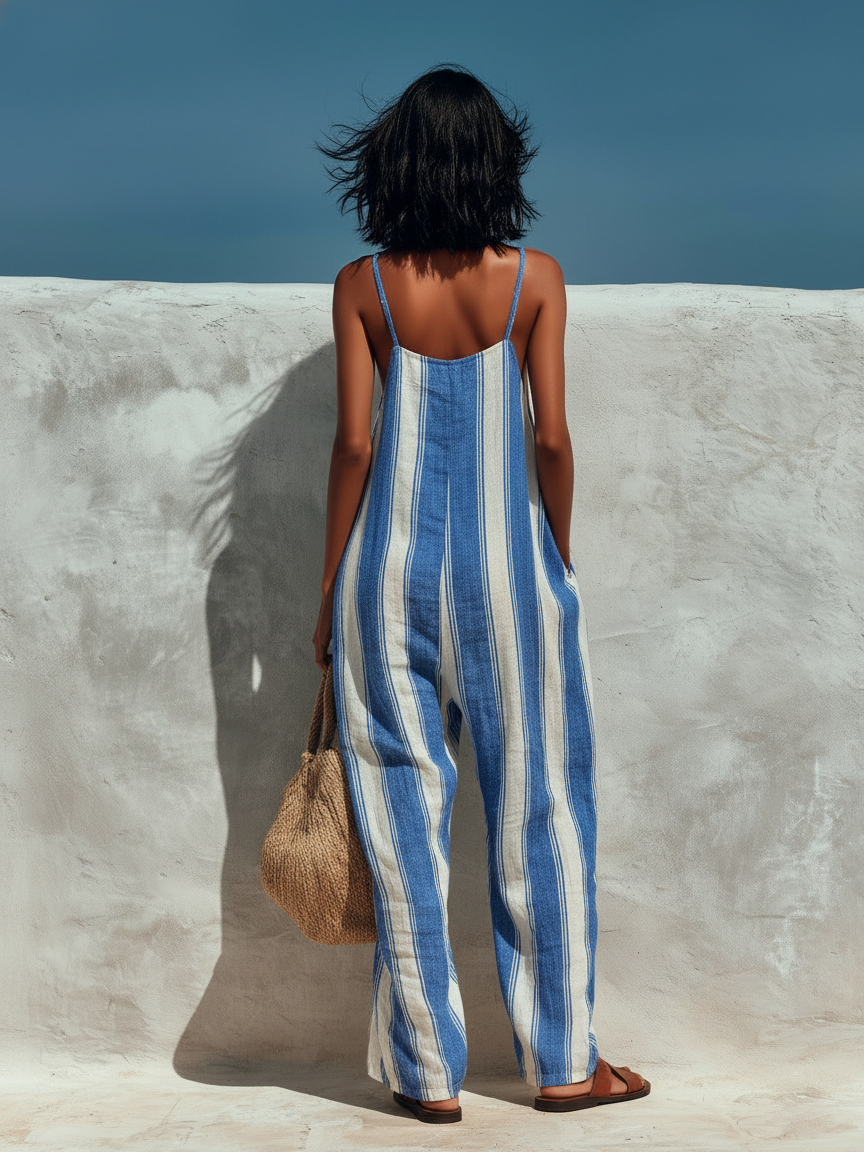 Ensemble en tricot avec bretelles pour femmes, style vacances MDZ1085B0Y