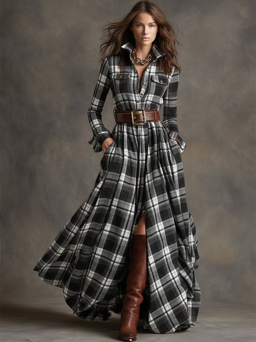 Scarlett | Robe chemise avec ceinture