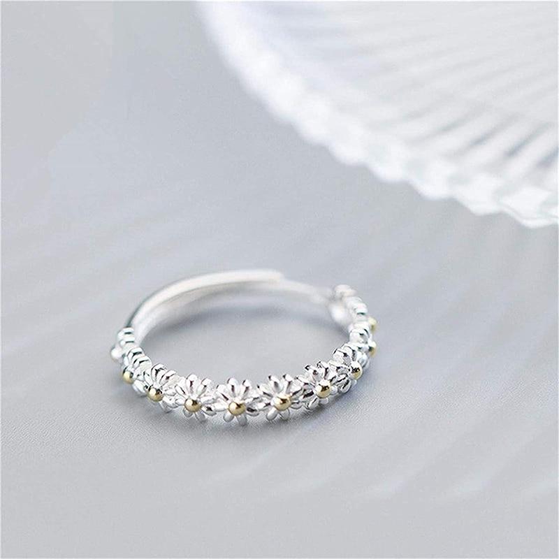 Bague Marguerite – Argent et douceur dessinée