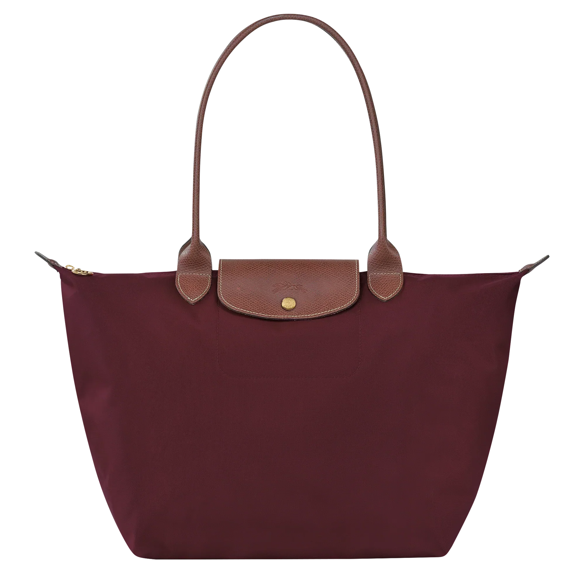 Longchamp - Grand sac Le Pliage, bordeaux