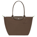 Longchamp - Grand sac à bandoulière en toile, Terra