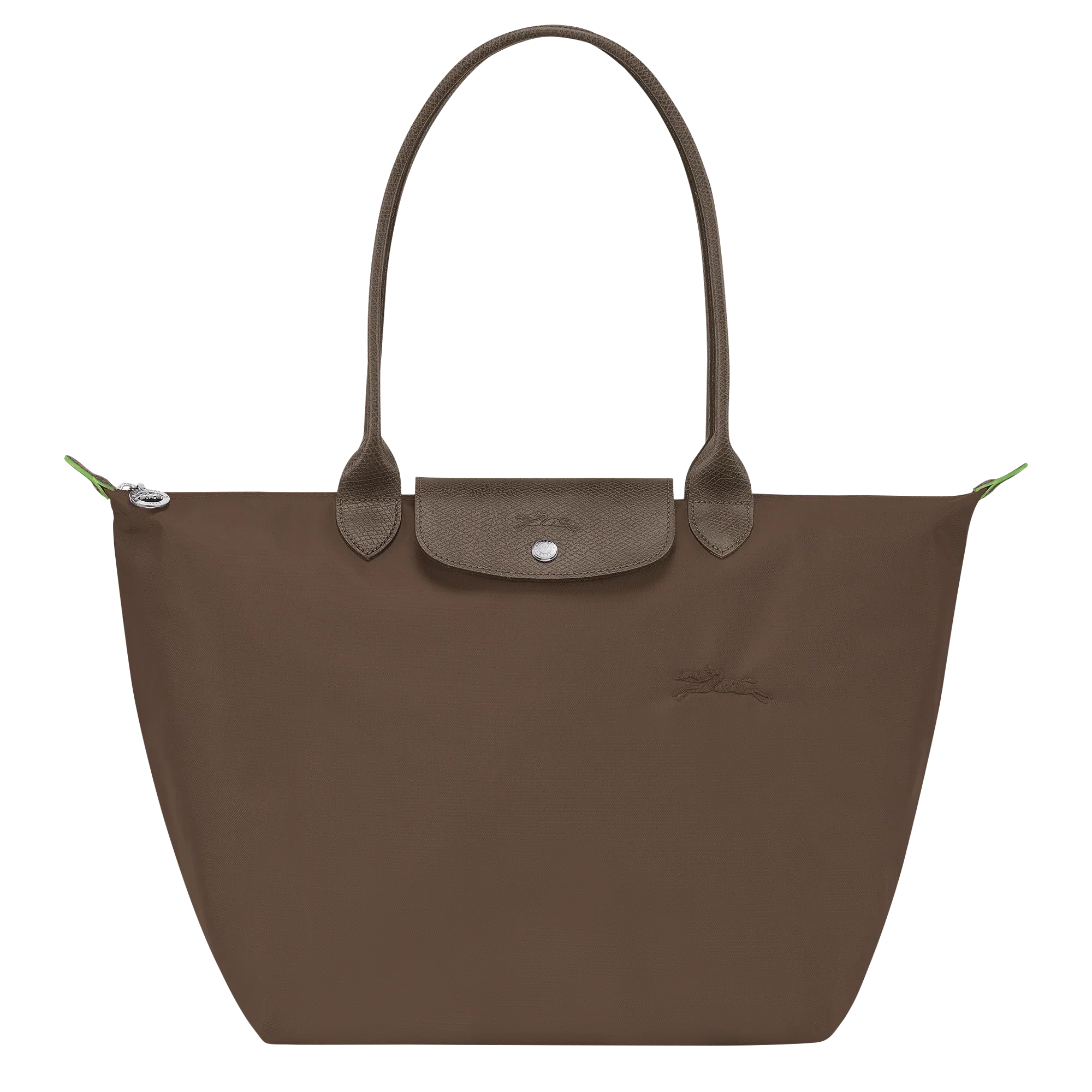 Longchamp - Grand sac à bandoulière en toile, Terra