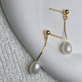 Boucles d'oreilles en perles élégantes