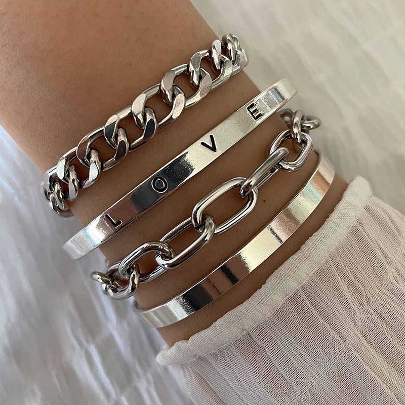 Bracelet Alan Mercer en or blanc