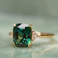 Bague en or avec pierre inspirée du vintage