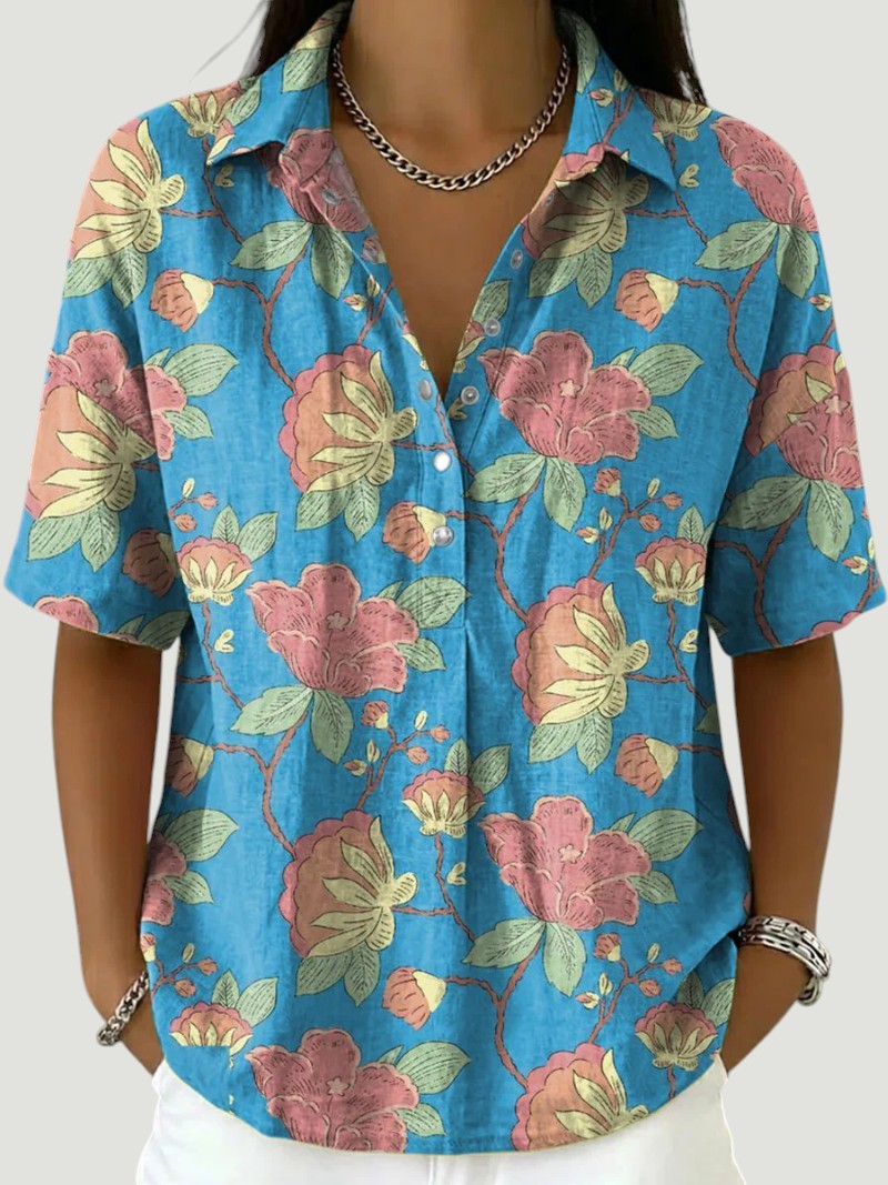 Linaé - blouse élégante avec imprimé floral