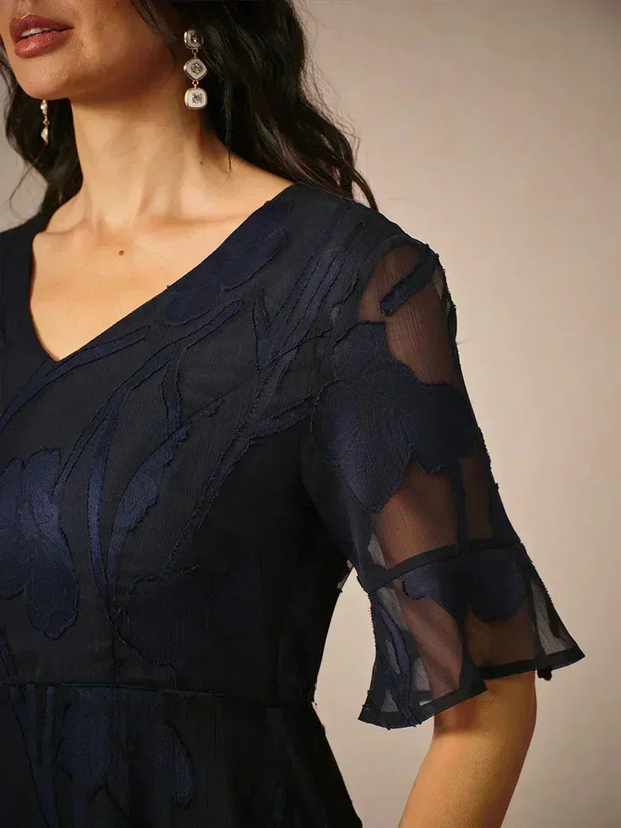Robes maxi en dentelle avec traîne
