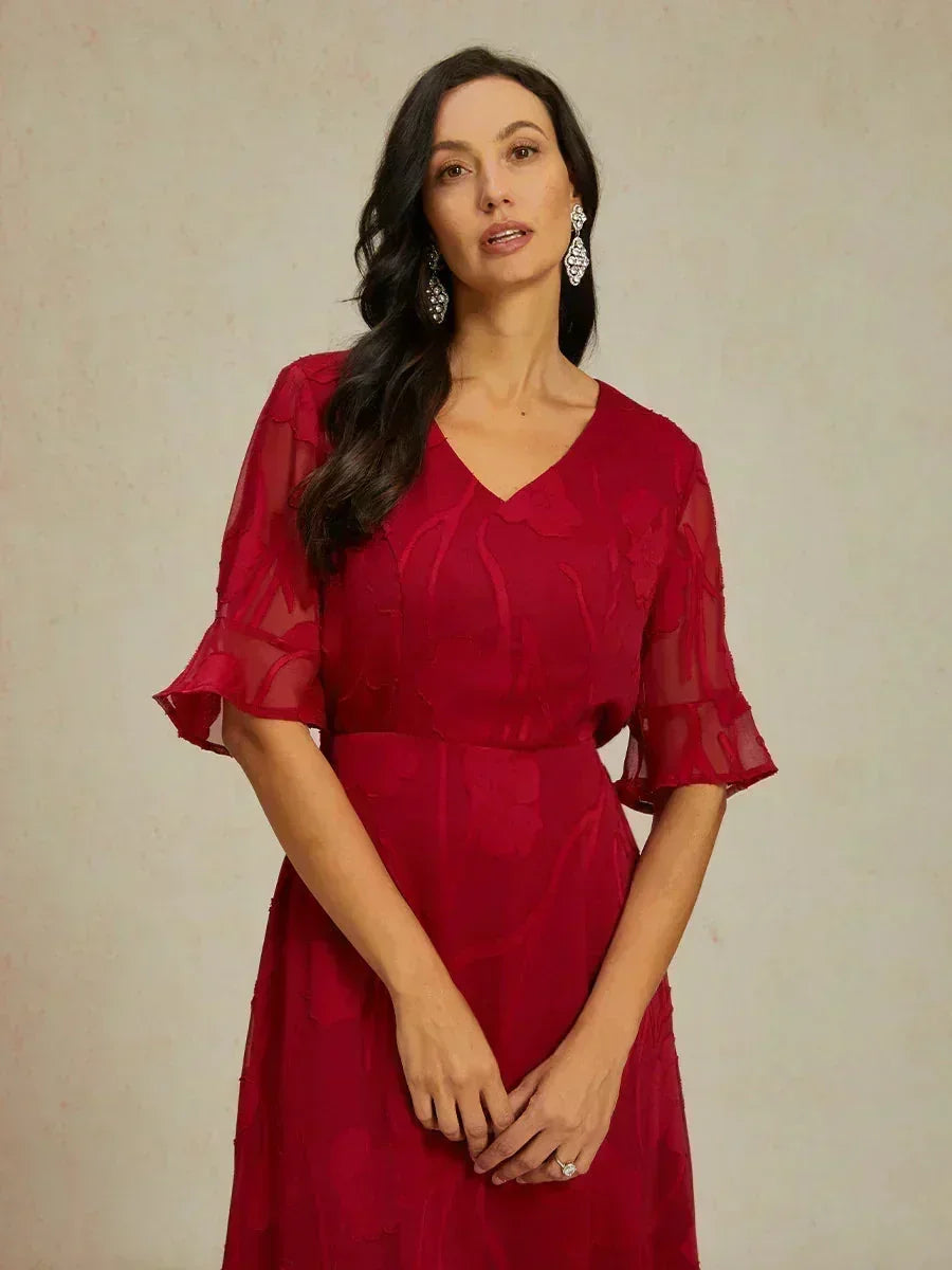 Robes maxi en dentelle avec traîne