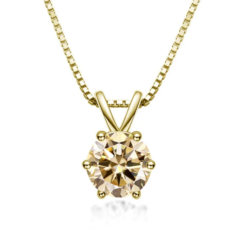 Bague solitaire élégante avec moissanite