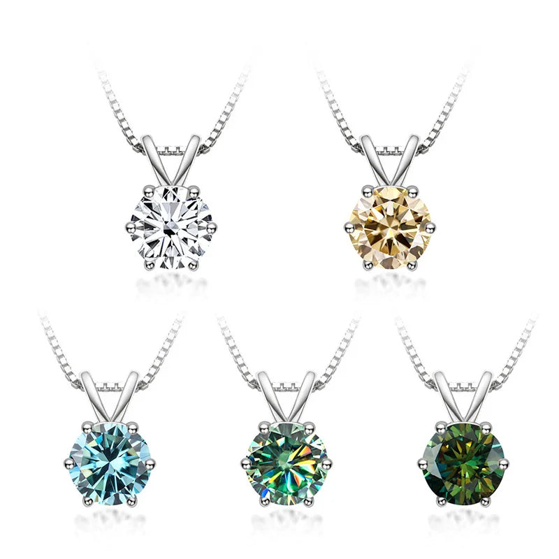 Bague solitaire élégante avec moissanite