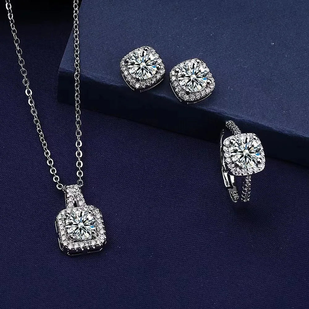 Ensemble de bijoux en cube de luxe