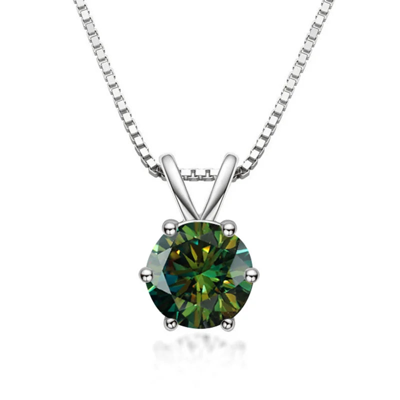 Bague solitaire élégante avec moissanite