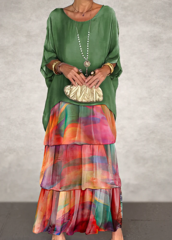 Boni - Robe maxi fluide et élégante