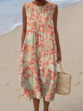 Bat' | Robe midi à fleurs