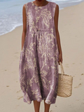 Mia | Robe midi à fleurs