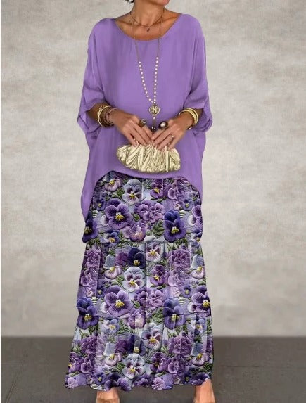 Boni - Robe maxi fluide et élégante
