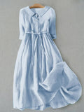 Magnolia | Robe midi féminine fluide pour le soir