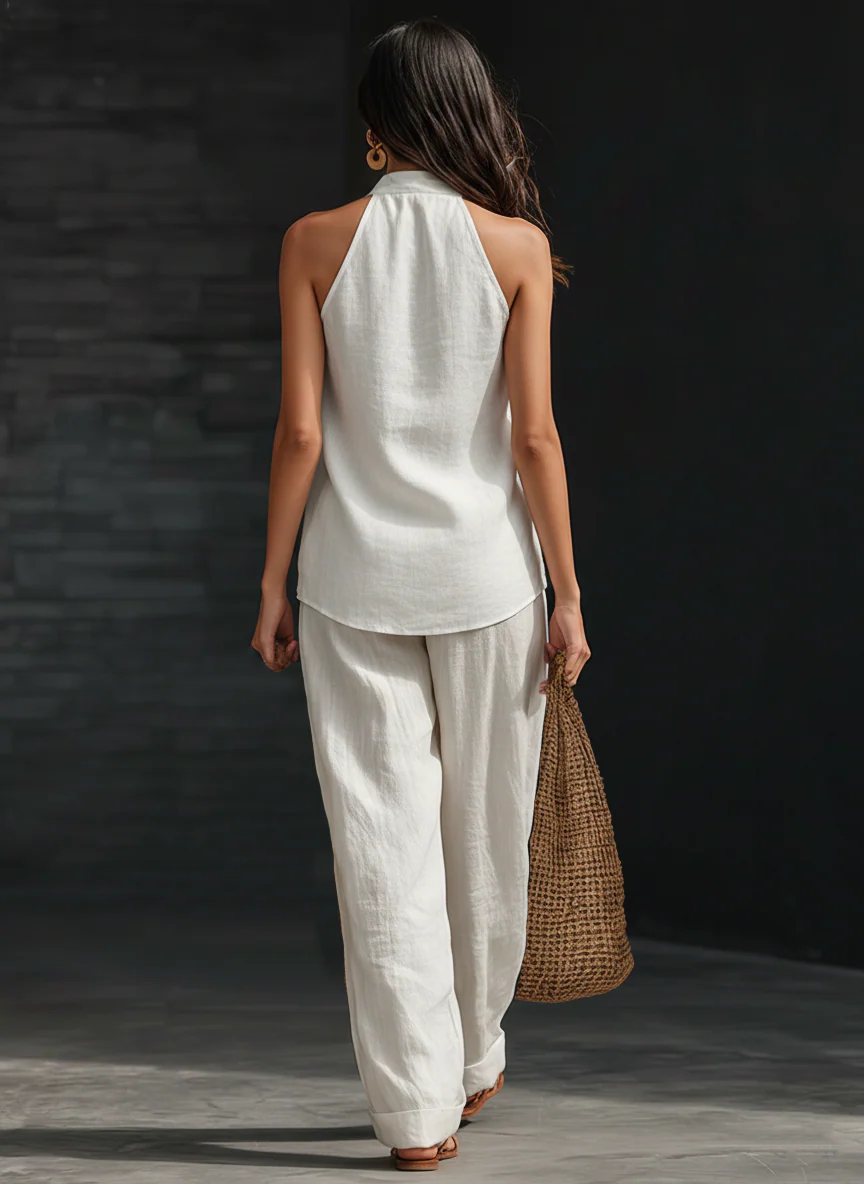 Zoe™ Ensemble sans manches avec pantalon large