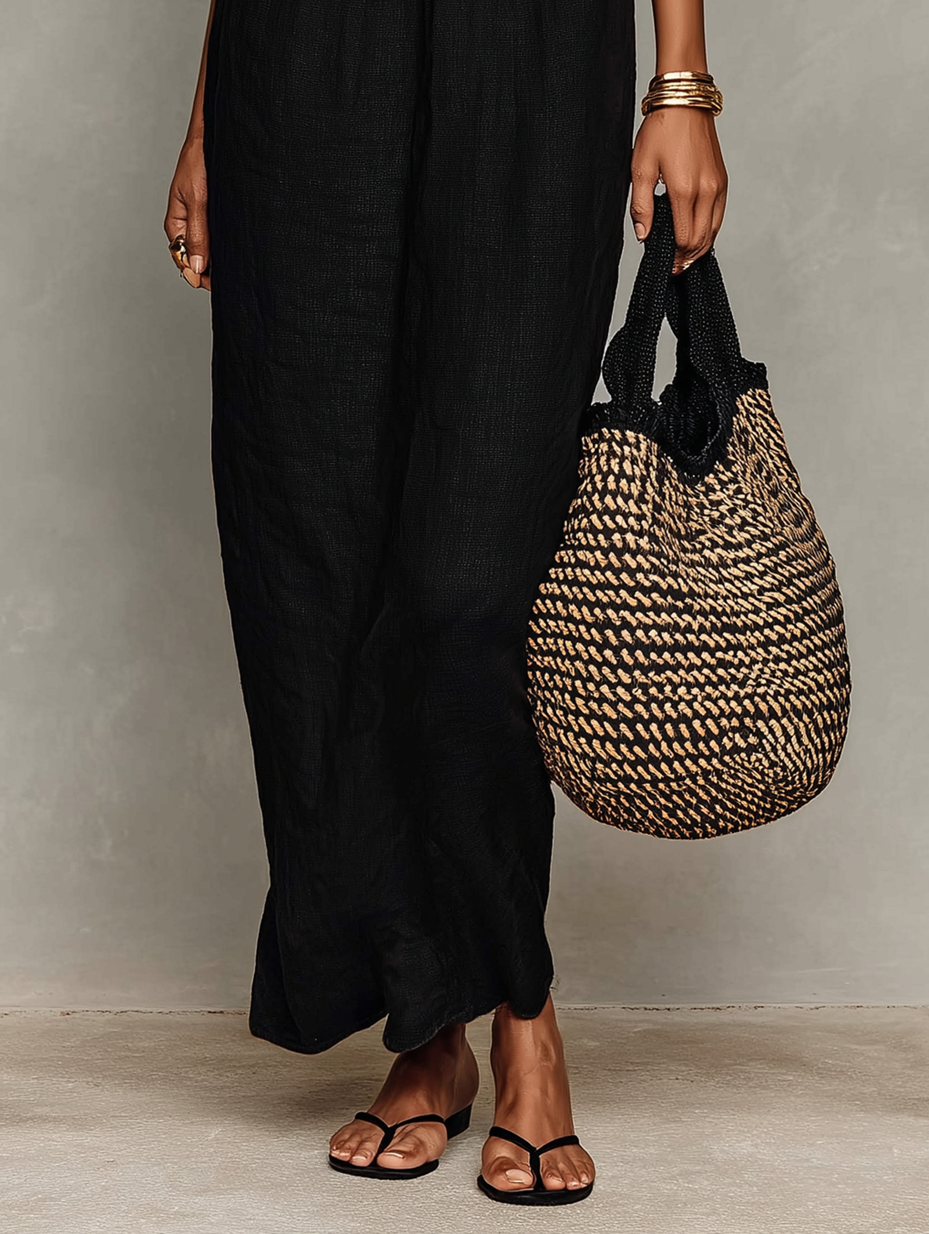 Robe maxi pour femmes minimaliste en lin avec des panneaux en dentelle sans bretelles et bretelles spaghetti MDZ1926C9Y
