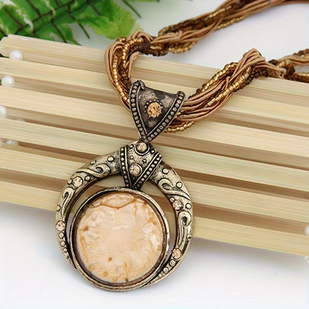 Collier avec pendentif bohème