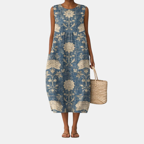 Alberta™ | Robe midi fleurie classique