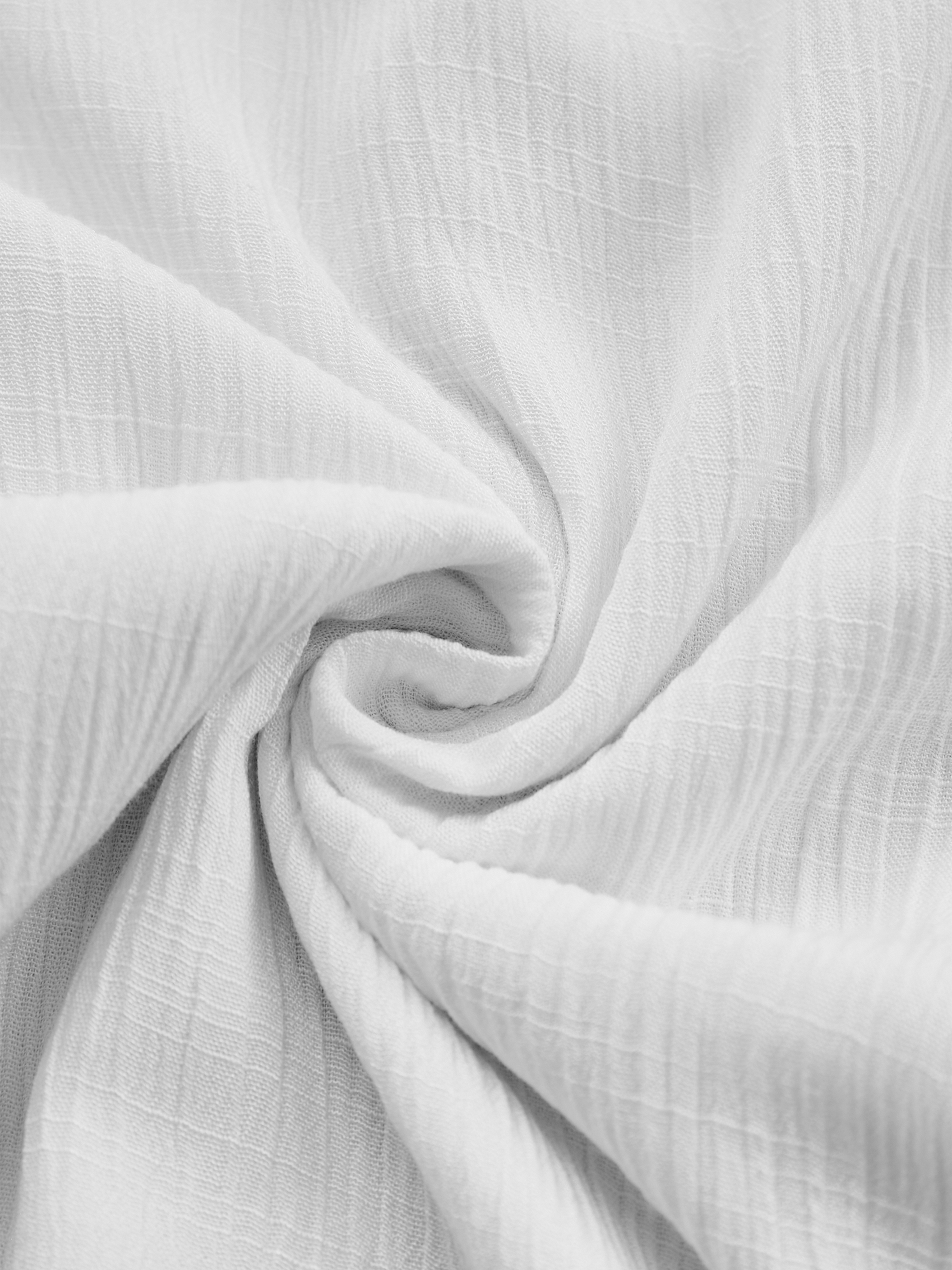 Robes maxi femmes en tissu imitation coton et lin avec poches et manches longues MDA1768I7Y