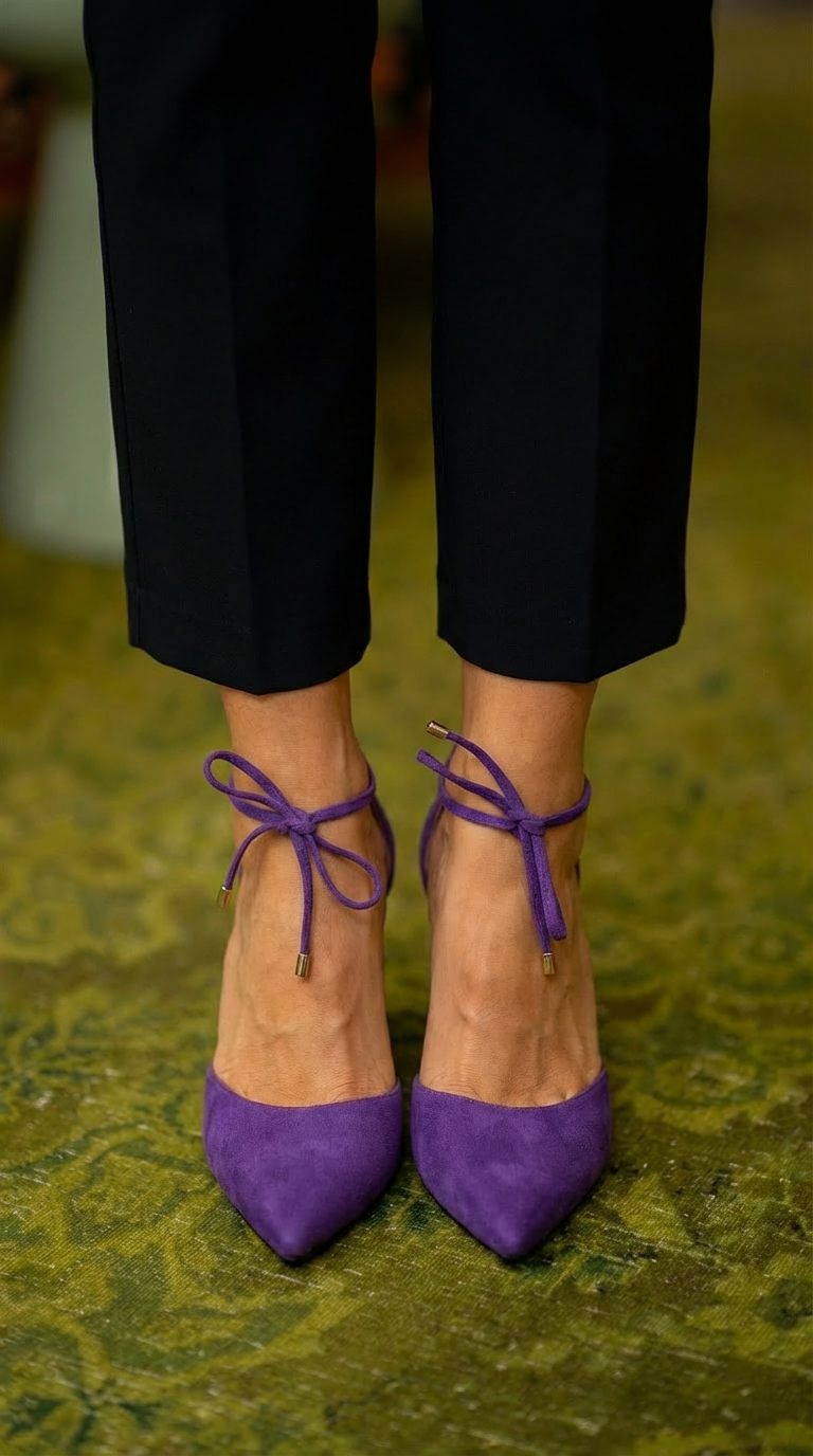 Chaussures à talons avec bride de cheville