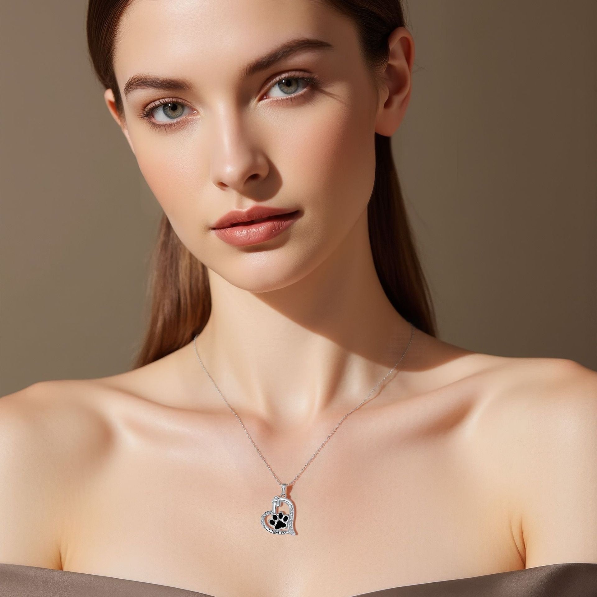 Pendentif avec empreinte de pied