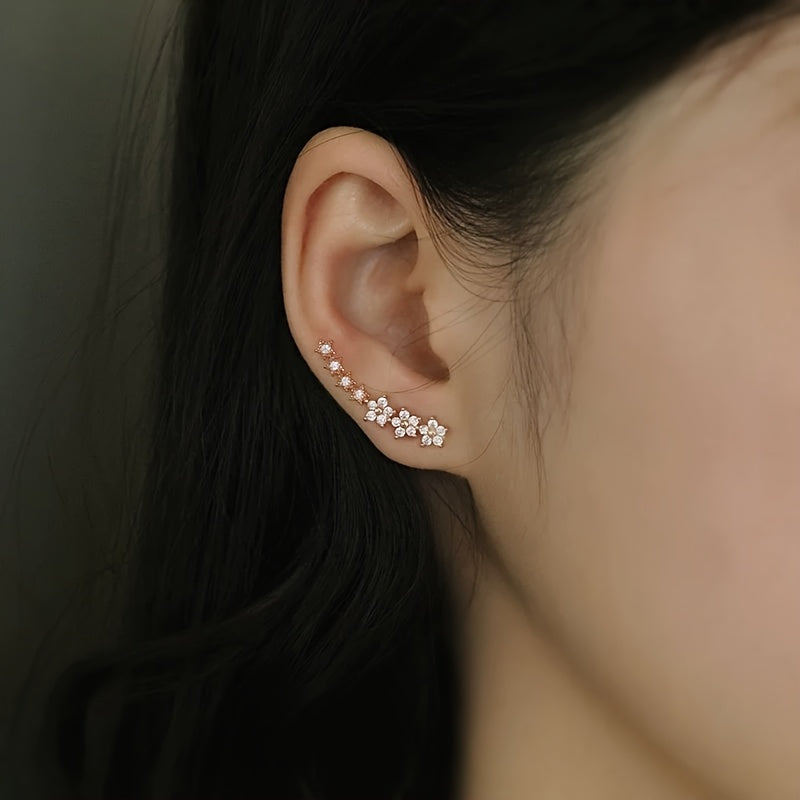 Boucles d'oreilles fleurs éternelles
