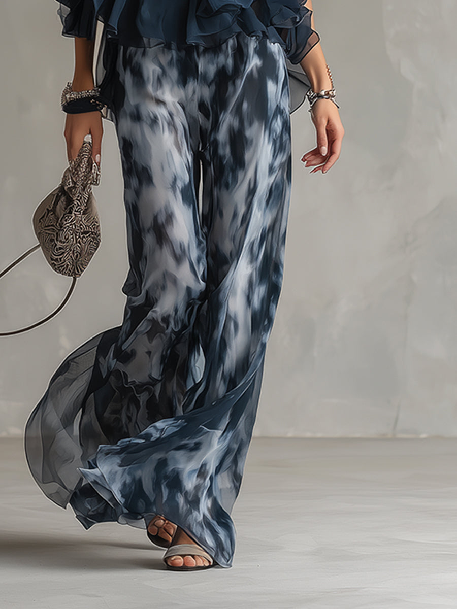 Eliz | Ensemble élégant et léger avec un haut fluide et un pantalon large