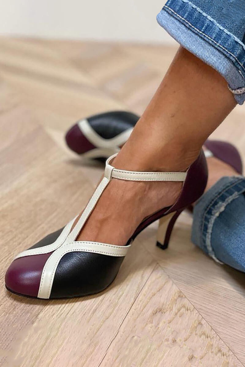 Chaussures T-Bar Rétro