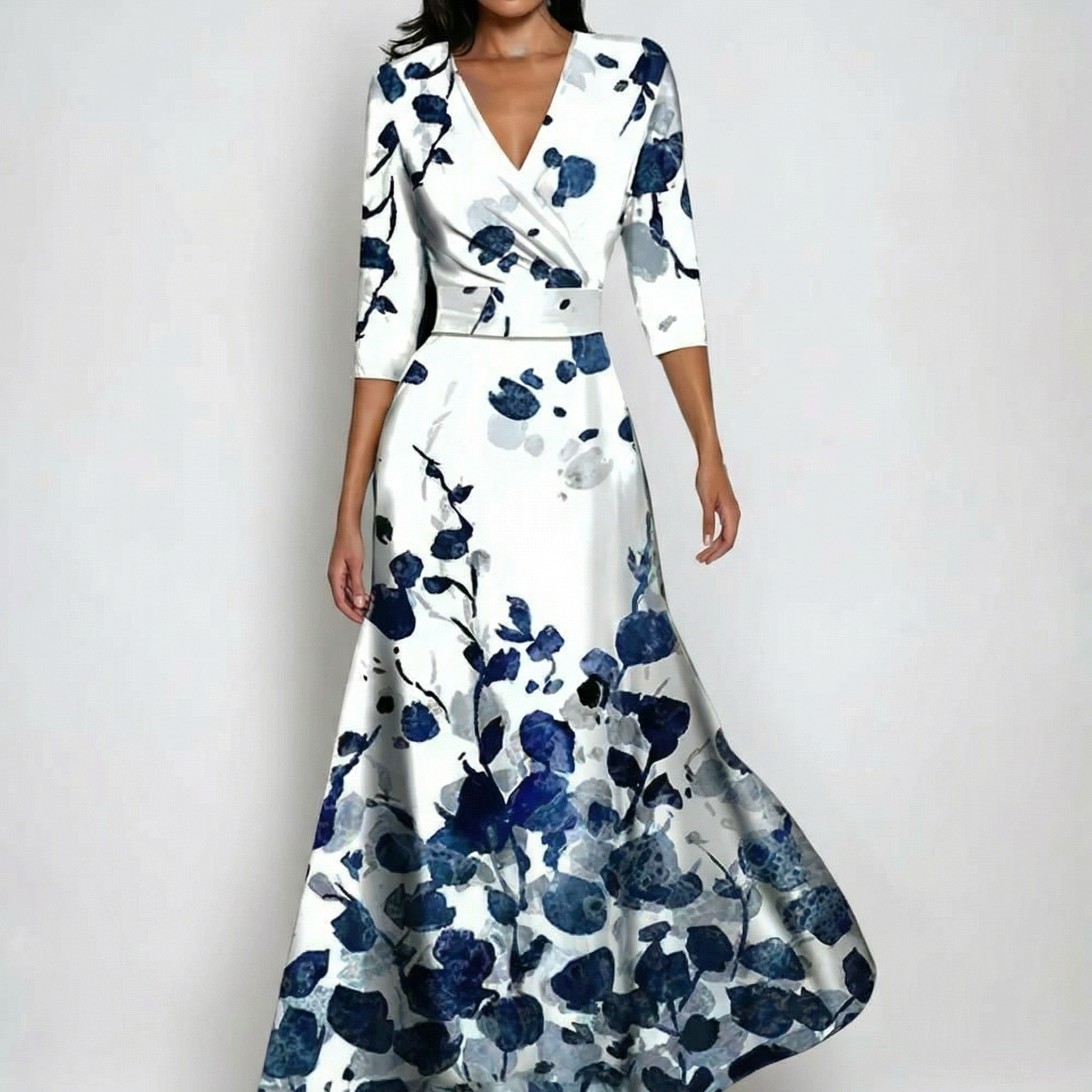 Leona | Robe à fleurs élégante