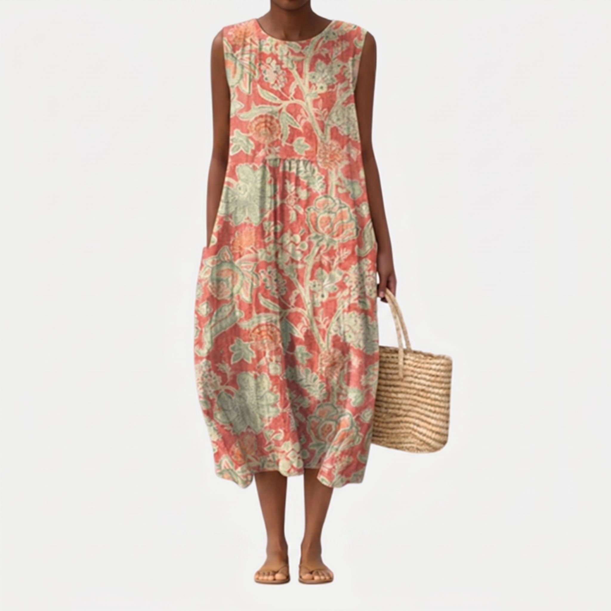 Raya™ | Robe midi décontractée