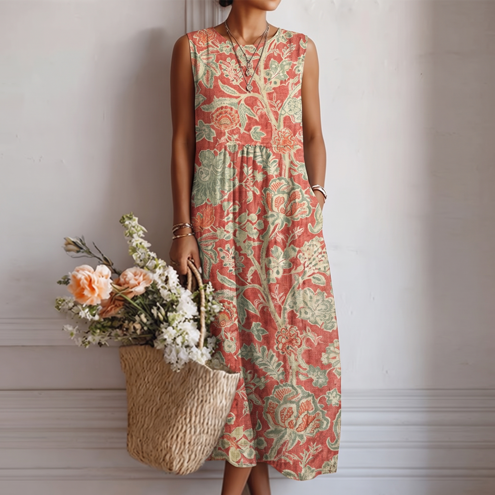Raya™ | Robe midi décontractée