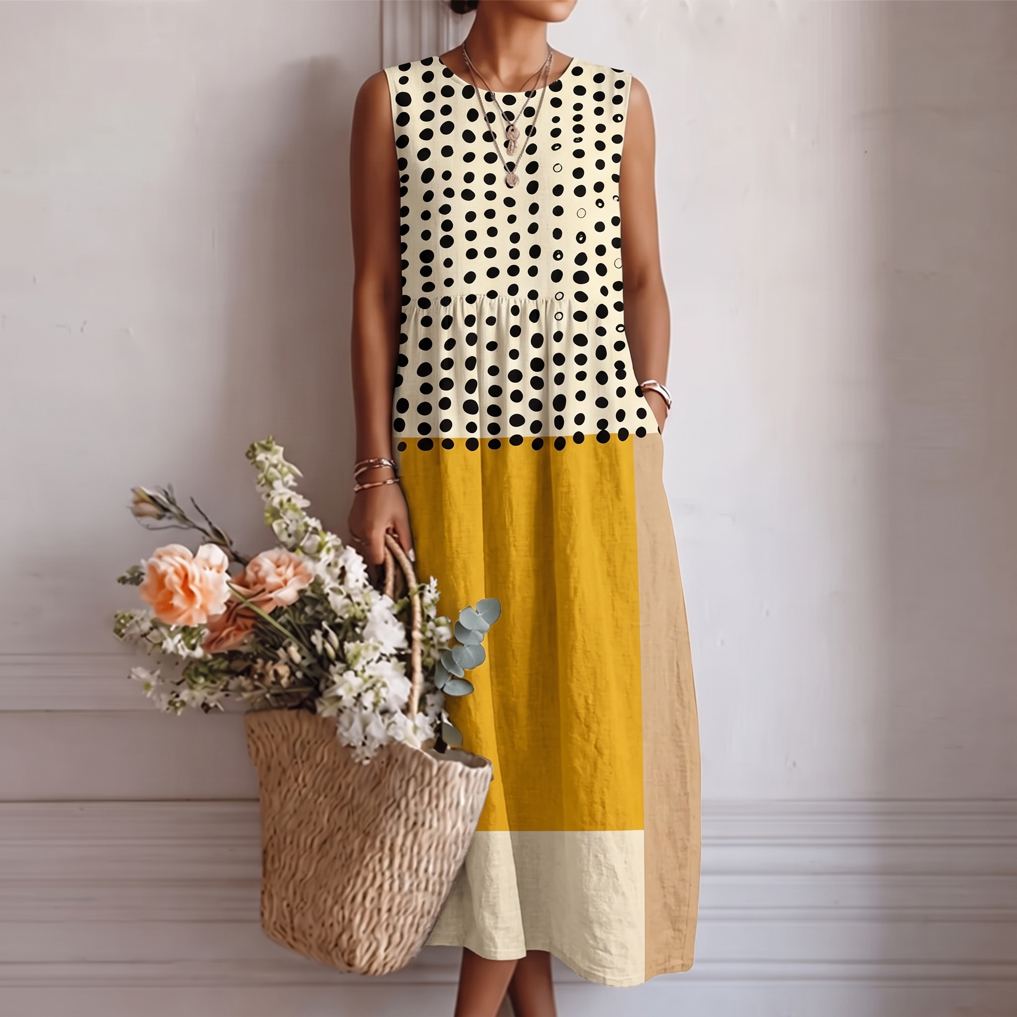 Yosephine™ | Robe midi décontractée