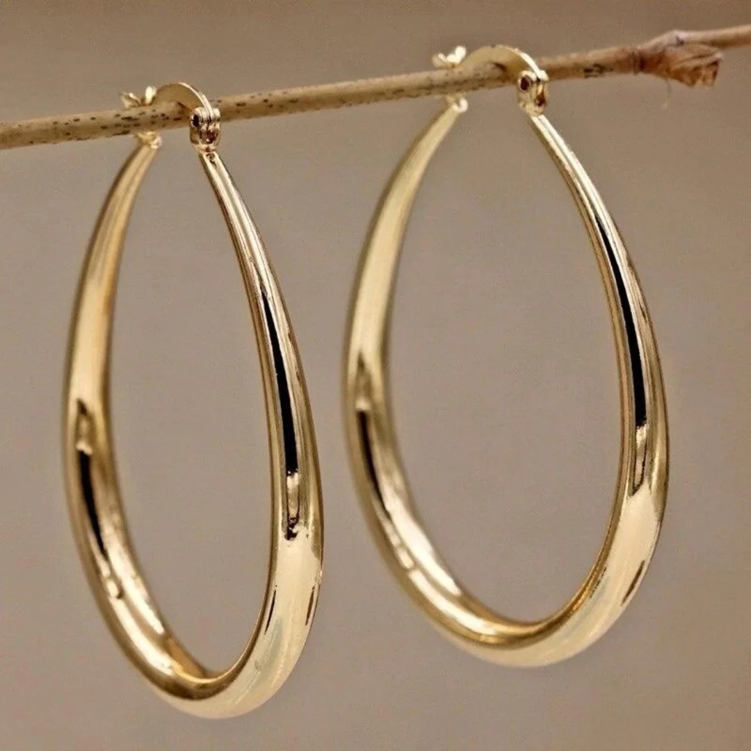 Boucles d'oreilles vintage uniques en or