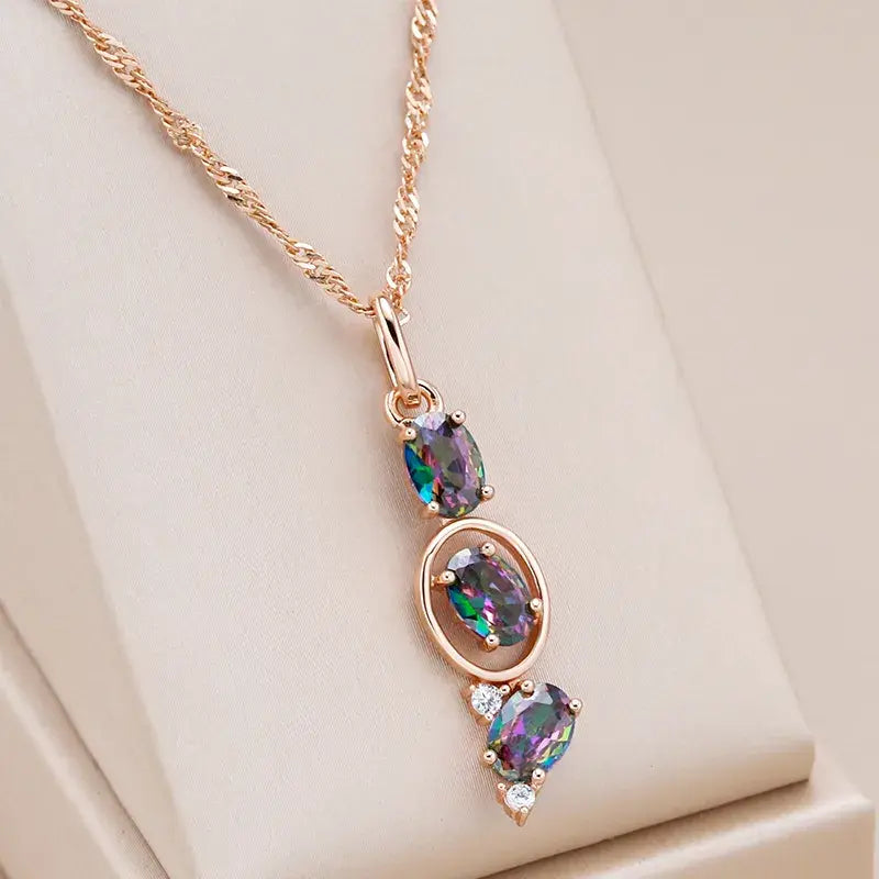 Pendentif élégant multicolore
