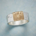 Bague vintage en or et argent éternelle