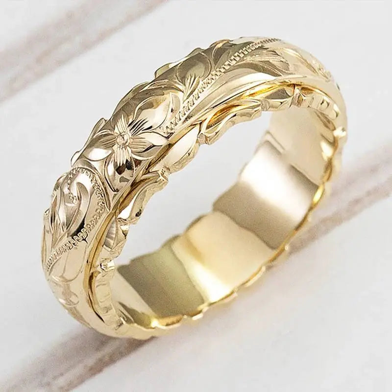 Bague en or "Fleur antique"