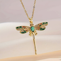 Collier lumineux avec dragon vert
