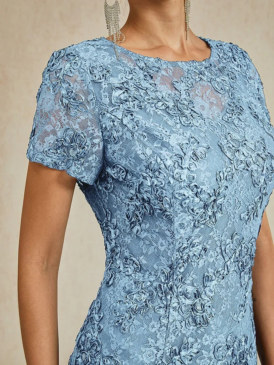 Robes A-Line en dentelle avec ornements en sequins