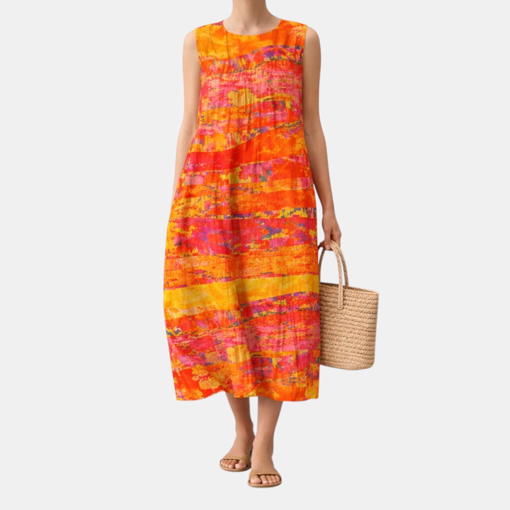 Laura™ | Robe midi décontractée