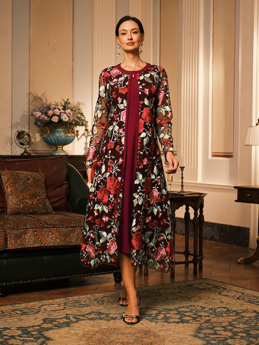 Ensemble de robe en dentelle